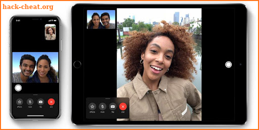 Facetime like video call app screenshot