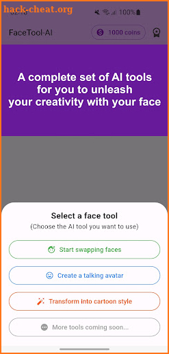 FaceTool: Face Swap & Toon Me screenshot