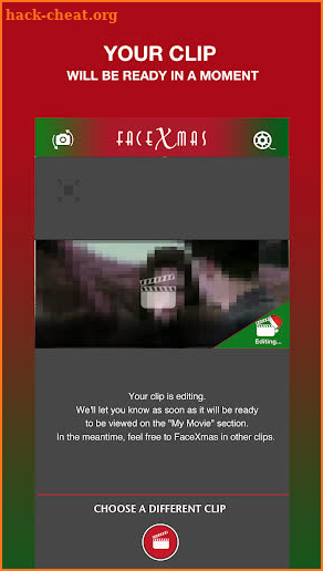 FaceXmas screenshot