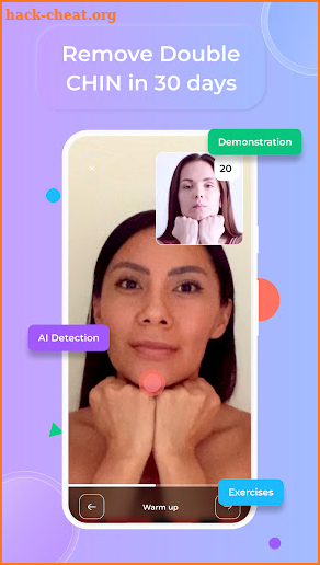 Facial exercises by FaceFly screenshot