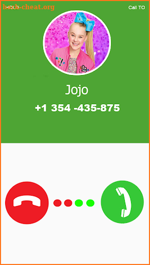 Fack Call From jojo siwa prank screenshot