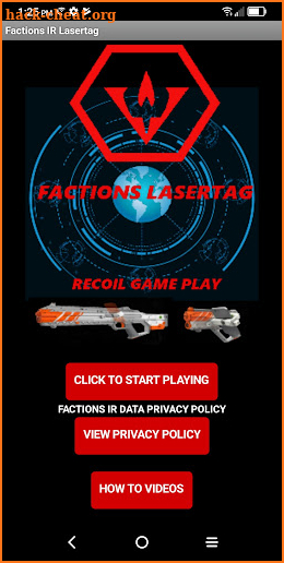 Factions IR Lasertag screenshot