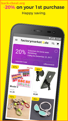 factorymarket - 20% Voucher on First Purchase screenshot