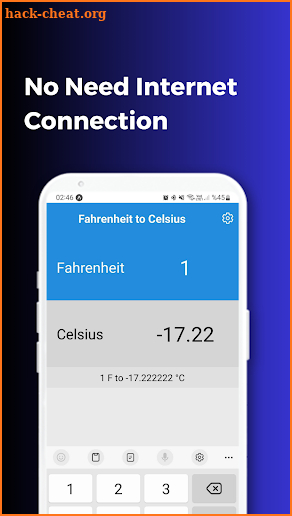 Fahrenheit to Celsius Pro screenshot