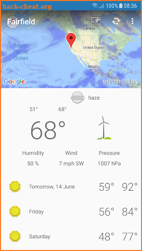 Fairfield, CA - weather and more screenshot
