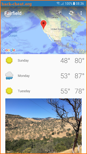 Fairfield, CA - weather and more screenshot