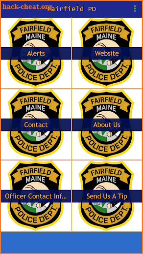 Fairfield Maine Police Department screenshot