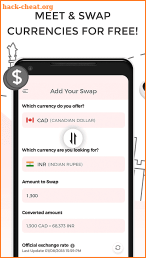 Fairswap - Currency Exchange, money converter app screenshot