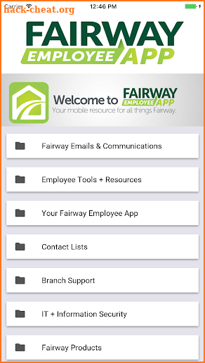 Fairway Mortgage Employee App screenshot