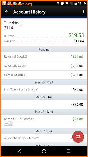 FAIRWINDS Mobile Banking screenshot