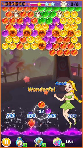 Fairy Bubble Shooter Magic screenshot