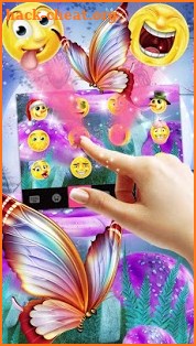 Fairy Butterfly Keyboard screenshot