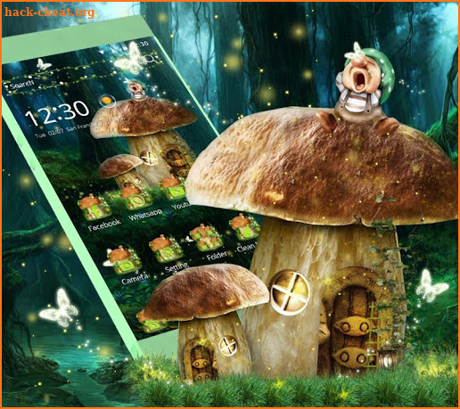 Fairy forest Theme screenshot