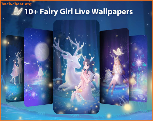Fairy Girl Live Wallpaper & Launcher Themes screenshot