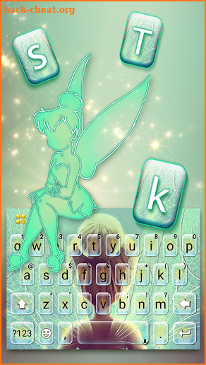 Fairy Girl Wing Keyboard Theme screenshot