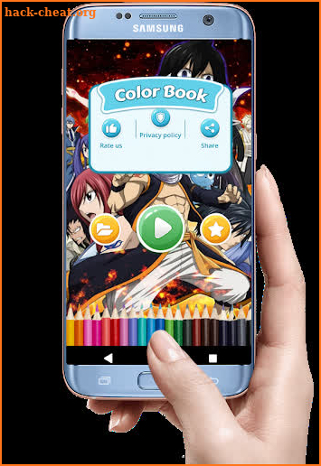 Fairy Tail Coloring Book Anime screenshot