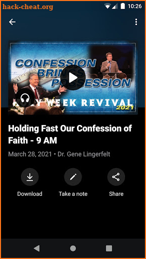 Faith Christian Center screenshot