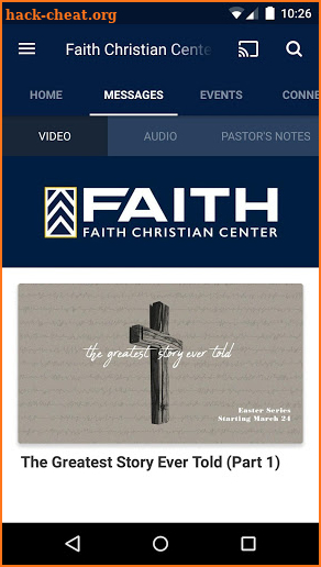 Faith Christian Center Georgia screenshot