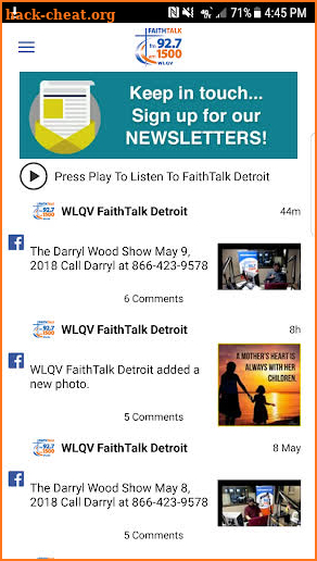 FaithTalk Detroit WLQV screenshot