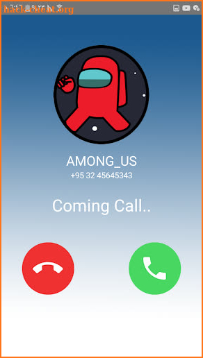 Fake Call Among_Us screenshot