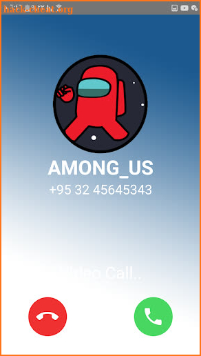 Fake Call Among_Us screenshot