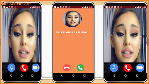 Fake Call & Chat From ARIANA GRAND screenshot