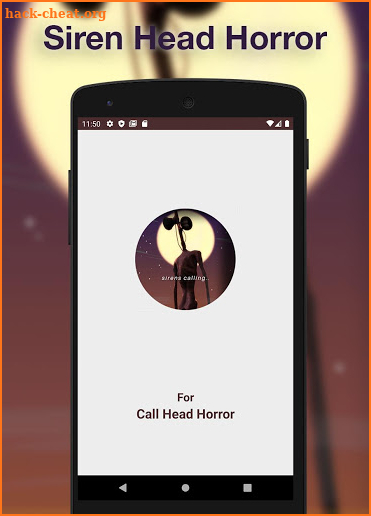 Fake Call And Chat From Siren Head Horror screenshot