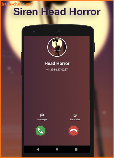 Fake Call And Chat From Siren Head Horror screenshot