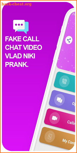 fake call and chat from Vlad and Niki-prank screenshot