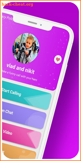 fake call and chat from Vlad and Niki-prank screenshot