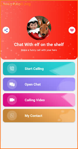 fake call and chat with Elf - prank screenshot