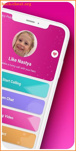 fake call and live chat Nastya -prank screenshot