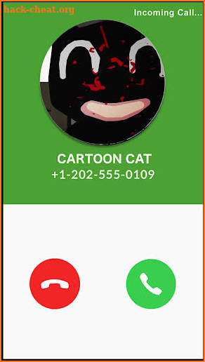 Fake Call Cartoon Cat screenshot