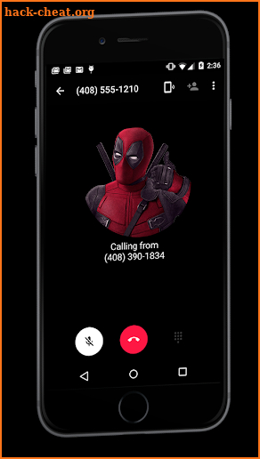 Fake Call Deadpool screenshot