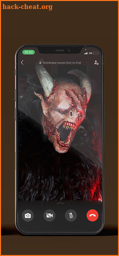 Fake call devil monster horror screenshot