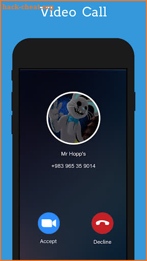 Fake call for Mr hopp's Video Call 2022 screenshot