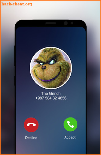 Fake call for the Grinch 2021 screenshot