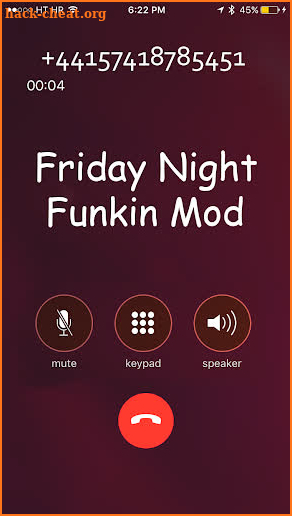 Fake Call Friday Night Funkin Mod FNF Call screenshot