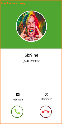 Fake call from 6ix9ine 2020 (prank) screenshot
