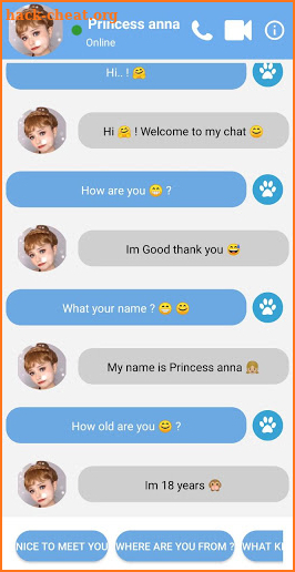 fake Call from  Anna  📱 Chat&video call screenshot