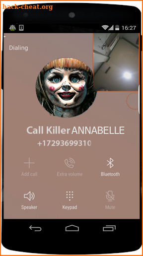 fake call From AnnaBelle Doll Video screenshot