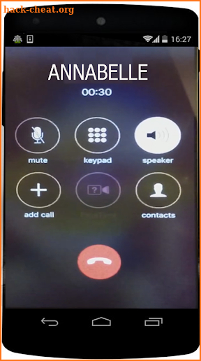 fake call From AnnaBelle Doll Video screenshot