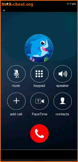 Fake Call From Baby Shark Prank Simulator screenshot