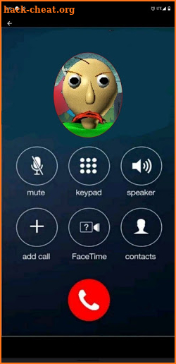 Fake call from baldi Prank Simulator screenshot