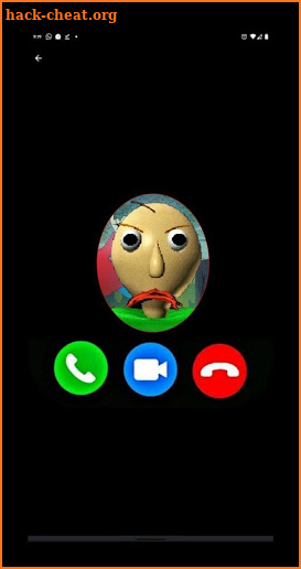 Fake call from baldi Prank Simulator screenshot