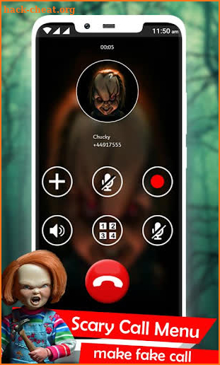 Fake Call from Chucky Doll chat & photo editor screenshot