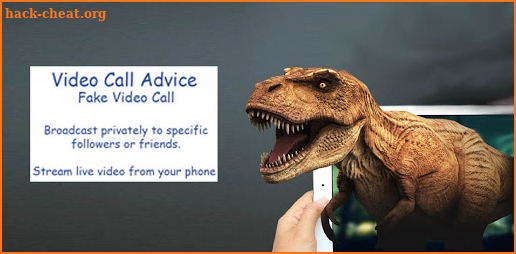 Fake call from Dinosaur World- Jurassic game screenshot