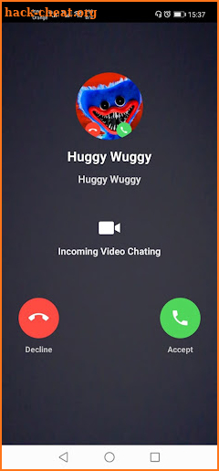 fake call from Huggy Wuggy screenshot