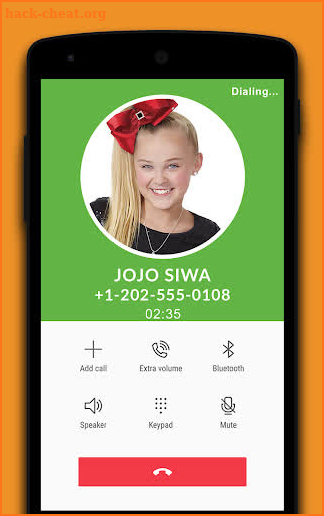 Fake Call From Јoјo Siwа - Prank screenshot