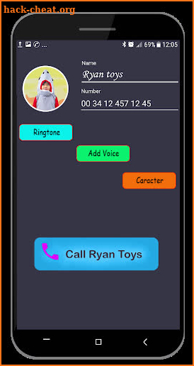 Fake Call From Ryan ToysReview screenshot